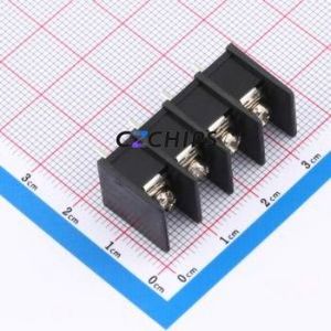 WJ25C-B-7.62-4P Barrier Terminal Block Through hole Component (THT),P=7.62mm Connector Two Sides 7.62mm 1x4P Straight Pin - Product Image 1