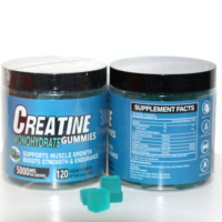 Nutrition sportive fitness suppléments de musculation pré-entraînement puissance pré-entraînement booster d'énergie gommes monohydratées de créatine