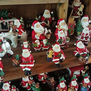 Foreign Trade Santa Resin Ornament Christmas Tree <b>Light</b> String Train Handmade Gingerbread Crafts Christmas Gifts - Product Image 4