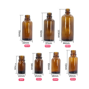 Flacons compte-gouttes en verre <span class=keywords><strong>pour</strong></span> huile capillaire, huile essentielle, parfum, <span class=keywords><strong>bleu</strong></span>, noir, ambre, 5 ml, 10 ml, 15 ml, 20 ml, 30 ml, 50 ml, 100 ml - Product Image 6