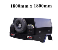 Plateau en aluminium pour voiture, jeep, Gladiator, Ute, avec boîtes à outils de rangement, auvent pour camionnettes, camping-car