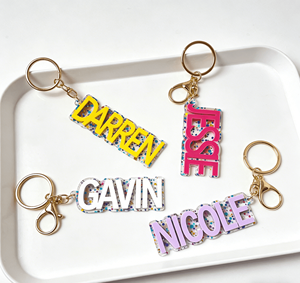 Llavero con Nombre Personalizado, Llavero <span class=keywords><strong>de</strong></span> Letras del Alfabeto Acrílico DIY <span class=keywords><strong>de</strong></span> Moda, Gran Venta en <span class=keywords><strong>Shein</strong></span> Temu - Product Image 1