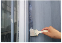 Scellant en caoutchouc de silicone transparent polyuréthane polyurée matériau clair revêtement de colle étanche pour carrelage de bâtiment extérieur