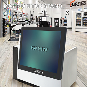<span class=keywords><strong>Support</strong></span> de bureau stable en métal Abeloe pour moniteur tactile double/simple, <span class=keywords><strong>support</strong></span> de fixation pour <span class=keywords><strong>caisse</strong></span> enregistreuse POS PS-20 Noir Wi-Fi 6 - Product Image 3