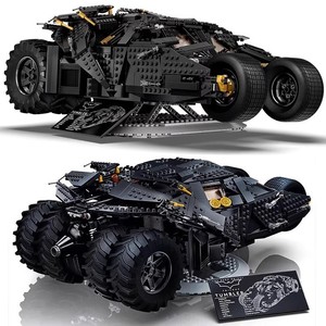 Modellino Batmobile Scuro in Blocchi da Costruzione, Scala 1:8, Nuova <span class=keywords><strong>Serie</strong></span> Cinematografica, Regalo di Compleanno Preferito Unisex, Plastica, 14 Anni - Product Image 4