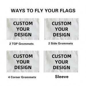 Banderas Promocionales Personalizadas de Doble Cara de Poliéster de 3x5 Pies para Equipos de Fútbol con Logotipo Impreso Personalizado, Bandera Comercial - Product Image 2