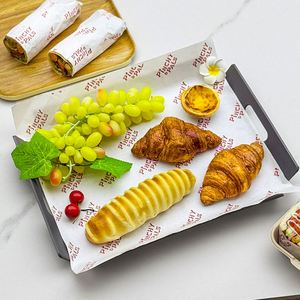 Custom Printed logo Food Packaging Grease Proof <b>Paper</b> Recyclable Kraft <b>Paper</b> Wrapping Disposable Packaging <b>Paper</b> Takeaway - Product Image 6