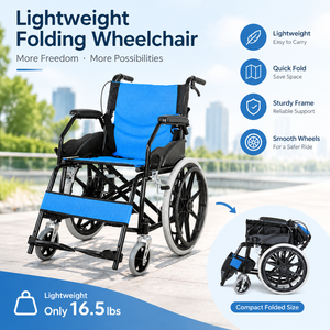 Silla <span class=keywords><strong>de</strong></span> Ruedas Manual con Propulsión a Mano y Cinturones <span class=keywords><strong>de</strong></span> Seguridad Acolchados para el Cuidado <span class=keywords><strong>de</strong></span> Veteranos Mayores, Suministro al por Mayor para Hogares <span class=keywords><strong>de</strong></span> Ancianos - Product Image 2