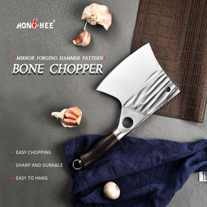 Couteau de cuisine multifonction en acier inoxydable de 6.3 pouces Couteau de <span class=keywords><strong>boucher</strong></span> de <span class=keywords><strong>chef</strong></span> à os avec manche en bois massif - Product Image 2