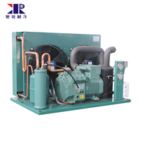Unit Kondensor Tipe Terbuka Berpendingin Udara Kompresor Piston 6HP Langsung untuk Cold Room