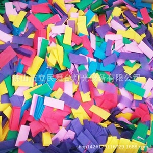 Confeti de papel de colores Limin, 500g, colores mixtos con copos de oro y plata para máquinas de fiestas y bodas - Product Image 3