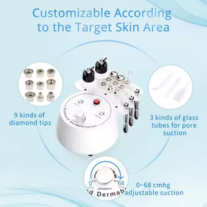3イン1ピールフェイシャルダーマブレーションマシン/マイクロダーモブラシンフェイシャルダイヤモンドピーリングマシン - Product Image 6