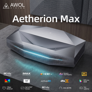 Projecteur AWOL Aetherion MAX UST 3300 Lumens ISO RGB Triple Laser Pur 8+128G EMMC Google TV Prise en charge 3D Projecteur Domestique 4K - Product Image 1