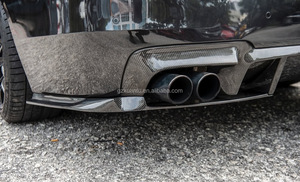 Difusor trasero de fibra de carbono F10 para <span class=keywords><strong>BMW</strong></span> 5 Series F10 <span class=keywords><strong>M5</strong></span> parachoques alerón inferior divisor labio Bodykit 12-16 - Product Image 6