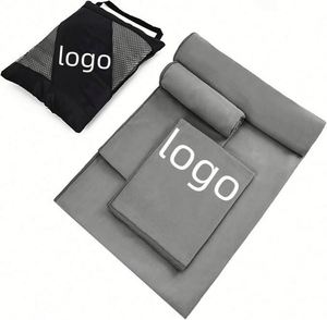 Serviette de camping en microfibre à séchage rapide pour hommes et femmes, idéale pour la randonnée, la plage, la piscine, les voyages, serviette de bain, cadeau promotionnel, confort optimal - Product Image 1