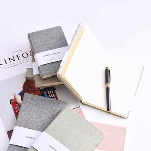 Custom Printed Hardcover Thick Cloth Cover <b>Notebook</b> Lay Flat Hardbound Cover Linen Journal Promotion <b>Diary</b> School Supplies - Product Image 5