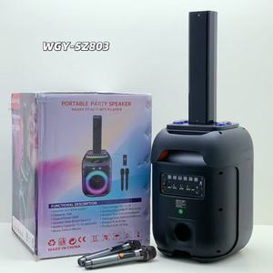 WGY-SZ803 <span class=keywords><strong>2025</strong></span> Hot Bán ngoài trời J.<span class=keywords><strong>BL</strong></span> DJ bên hộp BT Loa di động có tính năng đầy màu sắc ánh sáng Microphone 80 Wát loa siêu trầm - Product Image 2