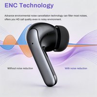Écouteurs intra-auriculaires S42 13 mm à basses profondes, personnalisables, avec réduction de bruit ENC et affichage LED de la batterie – Meilleures ventes