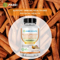 Capsules de cannelle de Ceylan pour adultes personnalisées en usine, support OEM/ODM, soutien du système immunitaire, extrait d'herbes de haute qualité
