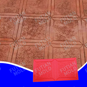 Futian nuovo <span class=keywords><strong>Design</strong></span> forme di plastica ad incastro stampi in calcestruzzo in gomma siliconica stampi per pavimentazioni in calcestruzzo impresso - Product Image 6