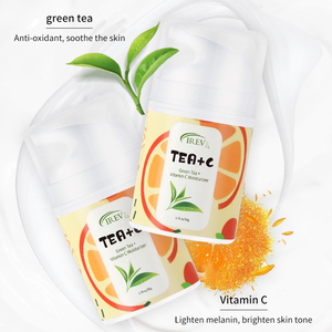 Crema Facial Blanqueadora con Vitamina C, Crema Facial para Manchas Oscuras, Reparación, Desvanecimiento de Pecas, Eliminador de Melanina, Crema de Té Verde con Vitamina C - Product Image 2