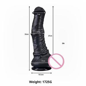 Animal Ma Diao 33cm simulación grande productos para adultos masculinos tapón Anal dilatado femenino silicona Alien pene falso - Product Image 2