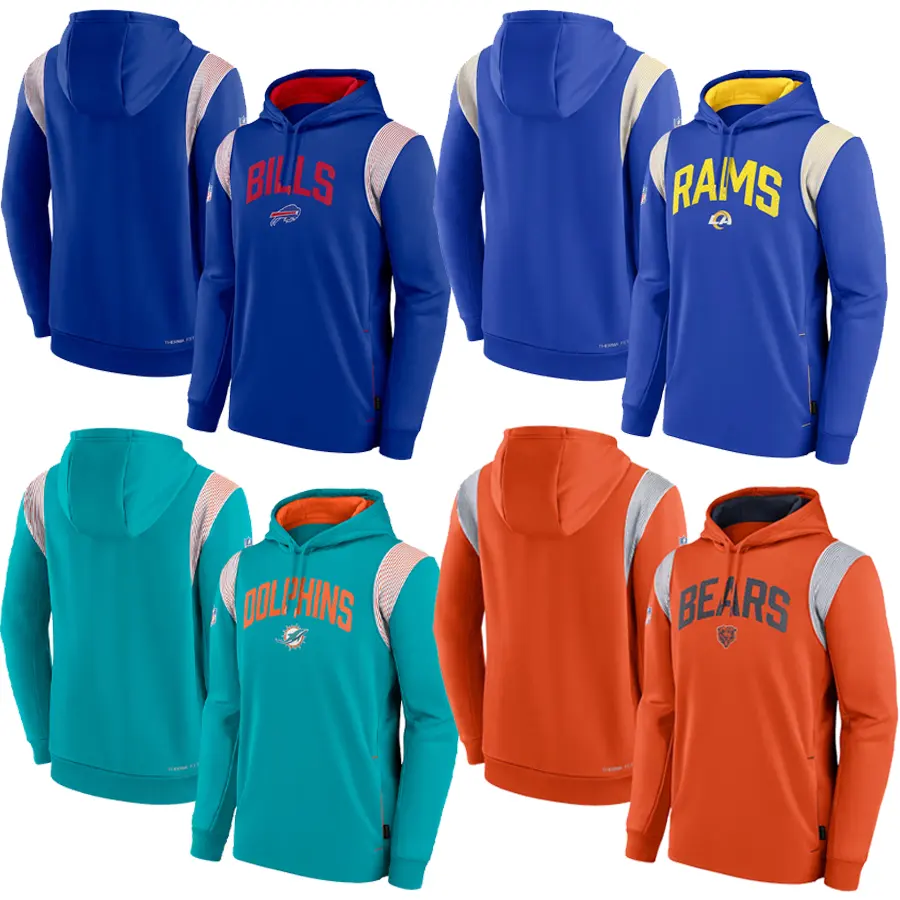 Wholesale brand men's hoodie sports American football jerseys all team hoodies