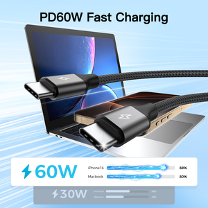 Uniean Bán Buôn 2M 3M USB 2.0 Cáp Dữ Liệu A Để C 5V2A Loại Cáp C USB Nhanh Chóng Sạc Cáp Micro Cho Iphone - Product Image 4