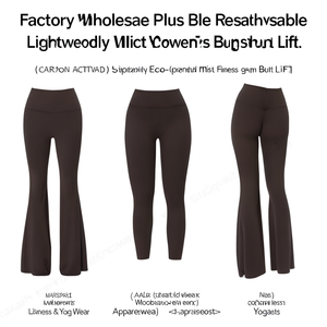 Reversible Plus Size Yoga Pants Women's Mid Waist Breathable Eco-Friendly Seamless Workout Leggings Active Stretch Fitness Wear - Product Image 1