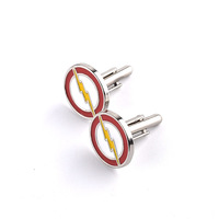 Meilleures ventes : Boutons de manchette en verre électroplaqué à thème, forme ronde, impression typographique, pour chemise de costume homme