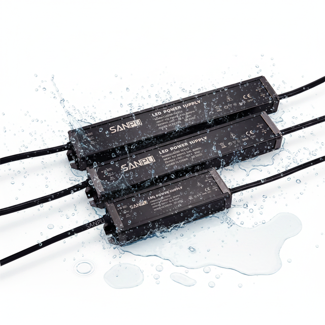 IP67 Waterproof 24V 60W Constant Voltage Aluminum Case LED Driver Slim Design CE/ROHS 3-Year Warranty High Efficiency for Flood