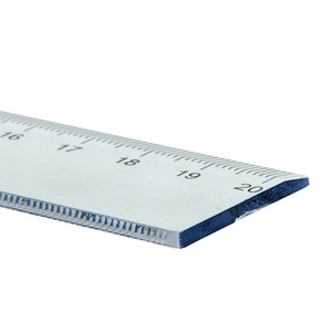 ไม้บรรทัดโคมิกซ์ 20 ซม. พลาสติกใส ขอบตรง อุปกรณ์สำนักงานสำหรับวาดภาพ - Product Image 4