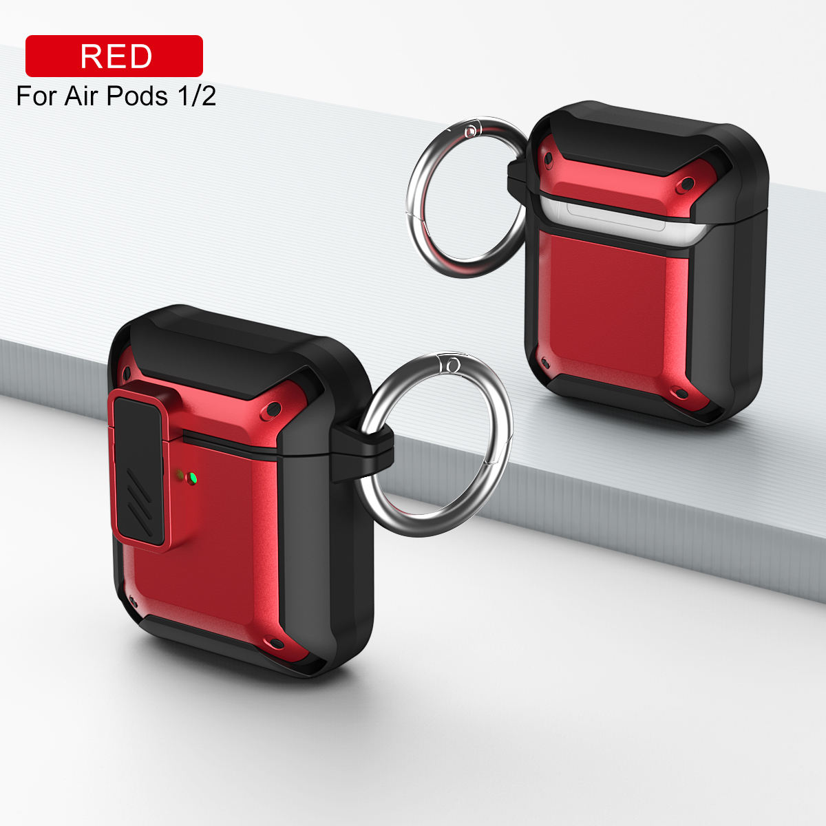 Rouge pour airpods 1/2