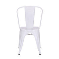 Chaise de salle à manger en métal empilable Tolixs en fer antique facile à assembler