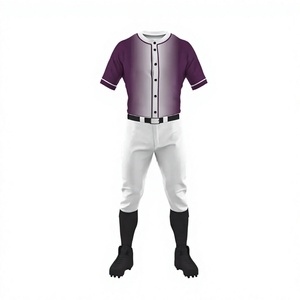 Uniforme de Béisbol Personalizado para Hombre, Jersey Blanco y Pantalones, Impresión por Transferencia de Calor, Transpirable, Secado Rápido, Ropa Deportiva para Equipos, Todas las Temporadas - Product Image 1