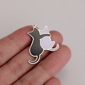 Collar con Colgante de Amuleto de Gato Negro Gótico Vintage, Acero Inoxidable, Camafeo Ovalado, Marco de Plata Antigua, Joyería Pagana Oscura, Wicca, Brujería - Product Image 3