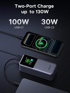 Ugreast nexode 20000mAh 130W PD ชาร์จเร็<span class=keywords><strong>ว</strong></span>3พอร์ต USB-C <span class=keywords><strong>พา</strong></span><span class=keywords><strong>ว</strong></span><span class=keywords><strong>เวอร์</strong></span><span class=keywords><strong>แบงค์</strong></span>และที่ชาร์จแบบพกพาสำหรับ macbook/ipad/ipone/S24 - Product Image 6