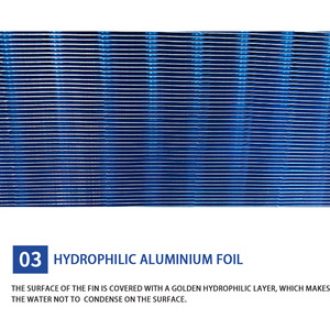 W hình dạng tháp khô nhà máy Trung Quốc cung cấp OEM nước không khí khô mát nhôm vây ống đồng trao đổi nhiệt - Product Image 4