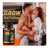 Capsules de Maca 8050mg Force Maximale Soutien Énergétique Masculin Santé Reproductive Performance Humeur 60 Comprimés Complément Alimentaire