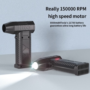 Ventilateurs portables 2025 : Souffleur électrique turbo à chargement rapide USB/Batterie pour voitures, extérieur, et kit aspirateur avec ventilateur puissant - Product Image 4