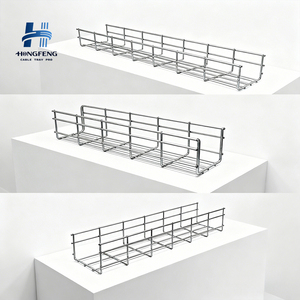 Plateau à câbles en treillis métallique en acier inoxydable galvanisé à chaud HongFeng Industrial, capacité 200 kg, longueur 6 m, largeur 150 mm, couleur personnalisée - Product Image 6