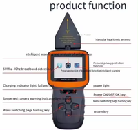 Analyseur de détection de signal DS818 10MHz- 4GHz Ondes radio GPS Tracker Caméra cachée Détecteur de signal de téléphone portable GSM