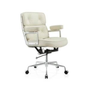 Chaise de bureau en cuir moderne et confortable avec accoudoirs et dossier 37731-6757A 37731-6960A 37731-B086 - Product Image 6