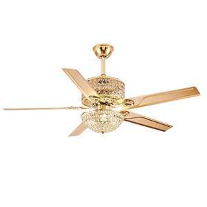 Luxury 52-Inch Modern Ceiling Fan LED <b>Light</b> 5 Blades AC Glass Lamp Body Home Remodeling National <b>Remote</b> <b>Control</b> Luxury Style - Product Image 3