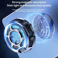 CX05 ventilateur de tablette radiateur Portable aspiration magnétique adapté à la diffusion en direct du jeu avec refroidisseur de tablette de lumière RVB