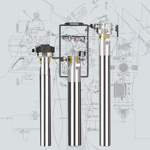 ดอกกัดปาดมุมฉาก YUFU BAP300R  ชนิดเคลือบ TiCN  คาร์ไบด์  สำหรับเม็ดมีด APMT1135PDER  ใช้กับเครื่องจักรกลความเร็วสูง  HRC45 OEM ขนาด 10 มม. - Product Image 3