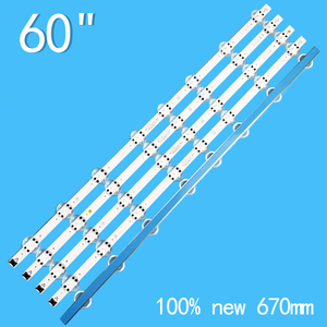 ใหม่ 5PCS 670 มม.แถบไฟแบ็คไลท์ LED ทีวีสำหรับ LG 60UM71_REV02 EAV6473290 60UM6900 60UM6950 60UM7100 60UM7200 60UM7290 NC600DQE-VSHP1 - Product Image 2