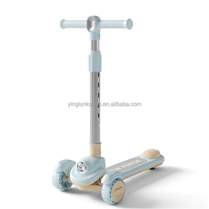 Trottinette Électrique Pliable Grande Taille pour Enfants et Adolescents (6-20 Ans) avec Musique, Lumières, en Alliage d'Aluminium, Tige Épaissie <span class=keywords><strong>de</strong></span> 50 mm, pour l'Extérieur - Product Image 3