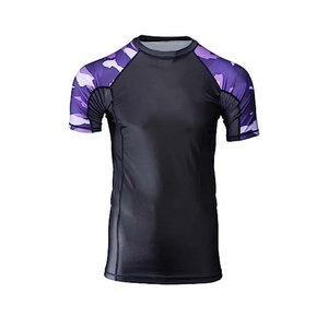 Camiseta de Natación Corta para Hombre, Camuflaje, Protección Solar UPF 50+, Nylon, Venta al Por Mayor de Fábrica - Product Image 5