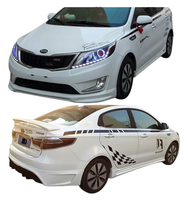 Kit carrosserie compact (lame avant, jupes latérales, lame arrière) pour Kia K2 Rio QB Berline 2011-2016